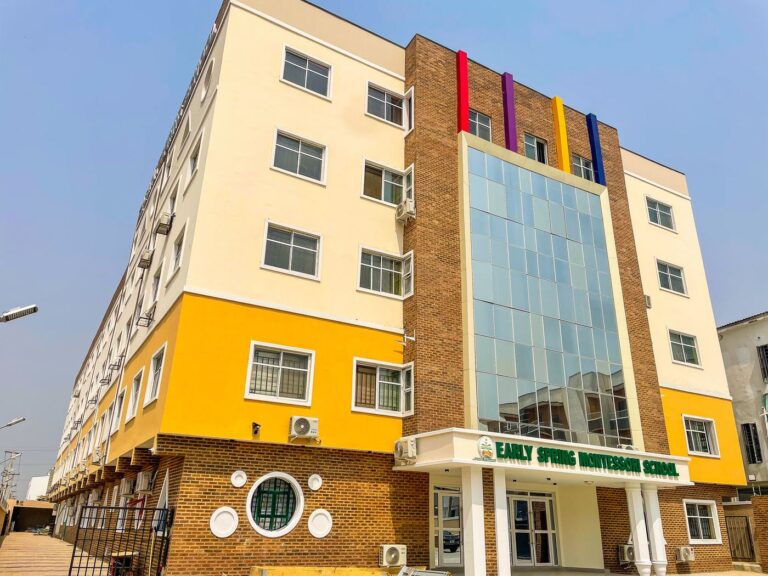 The front of the Early Spring School Lekki campus